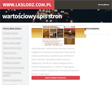 Tablet Screenshot of lkslodz.com.pl